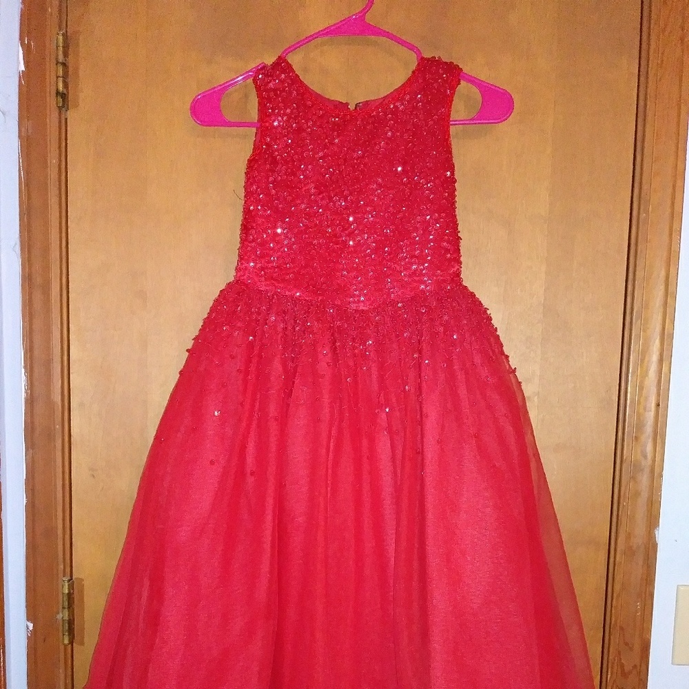 Girls pageant dress